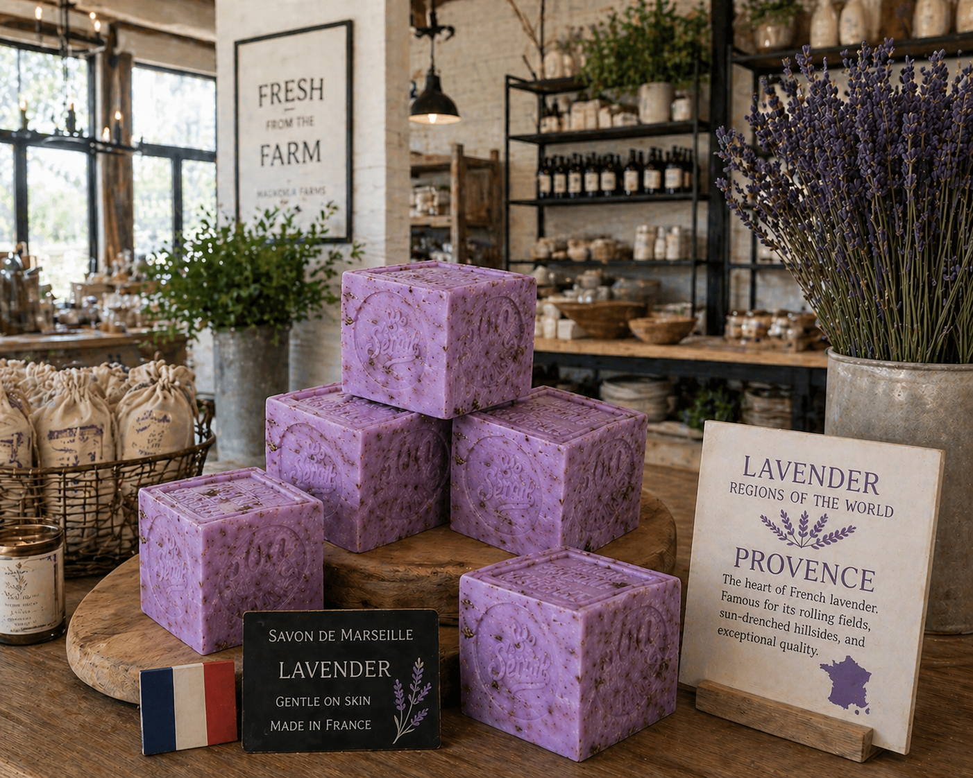 Savon de Marseille Lavender Soap Cubes