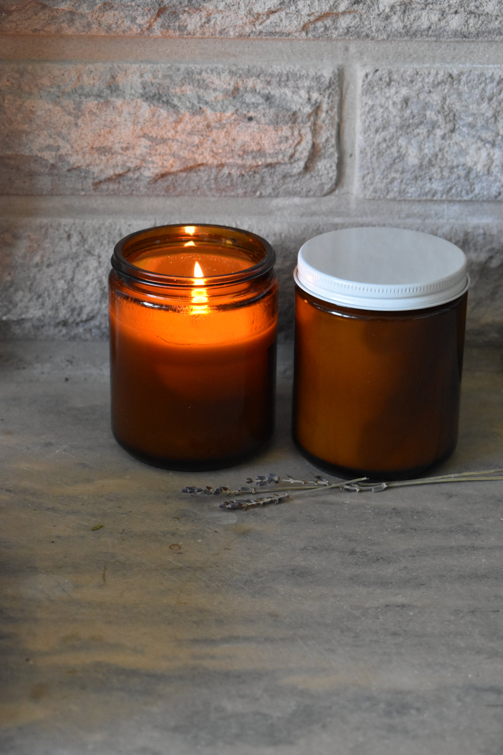 Lavender Candle  - 8 oz Custom Label