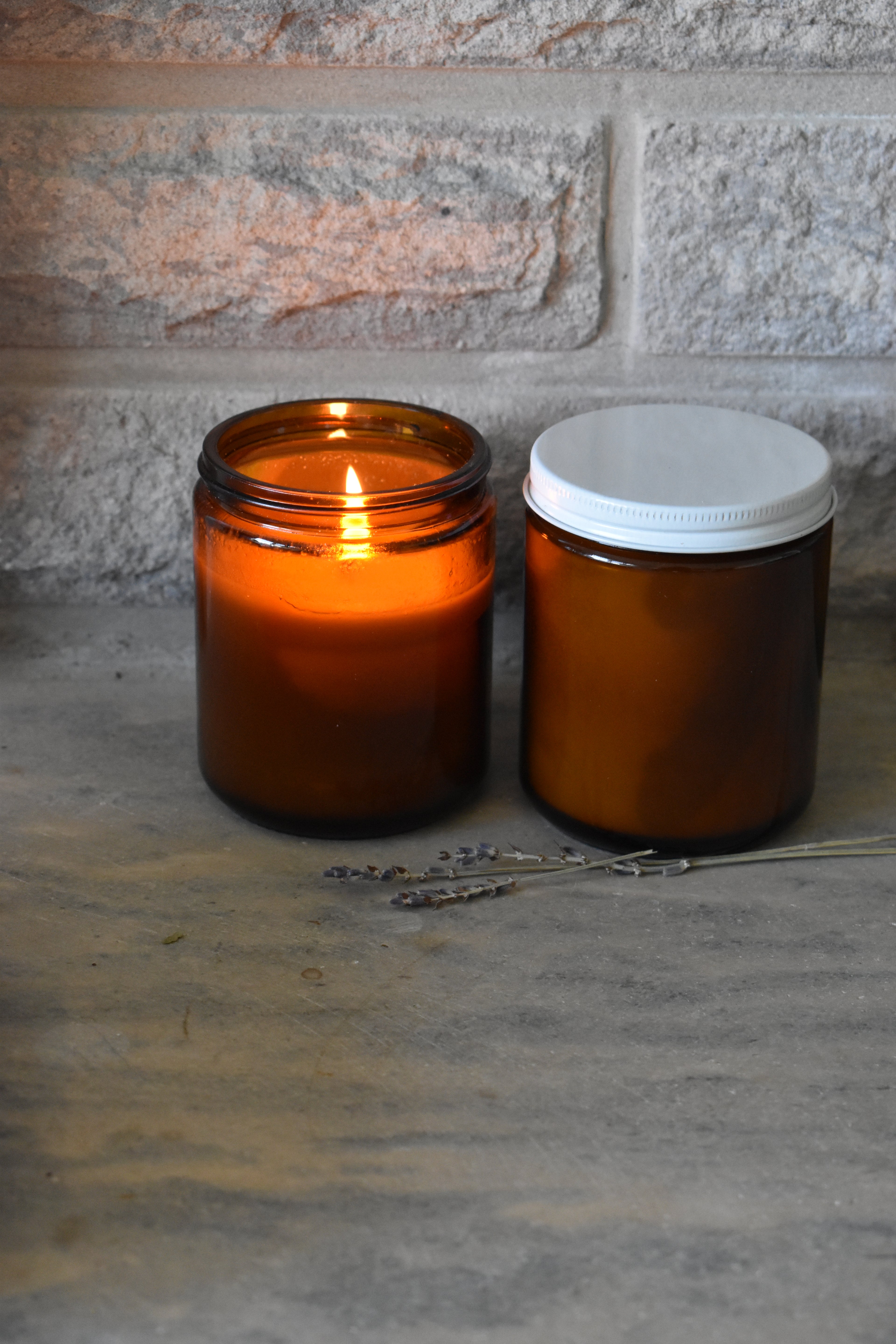 Lavender Candle  - 8 oz Custom Label